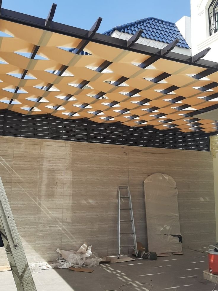 مظلات مجدول