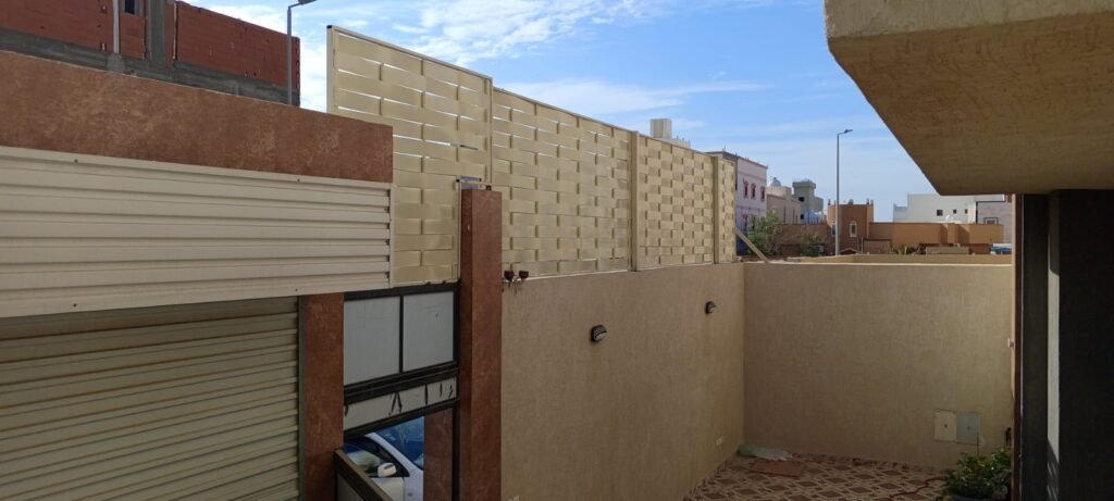 تركيب سواتر حديد مجدول