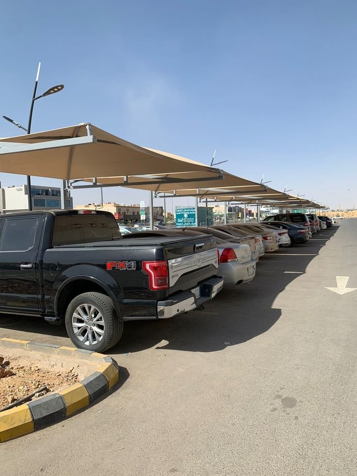 مظلات مواقف سيارات في جدة